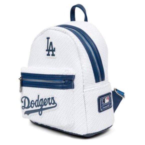 ⚾🌟 LIMITED EDITION⚾🌟 LOUNGEFLY MLB LOS ANGELES DODGERS SEQUIN MINI BACKPACK - Picture 3 of 13